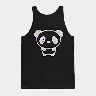 panda word art Tank Top
